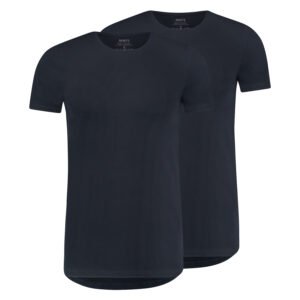 Heren t-shirt blauw 2pack
